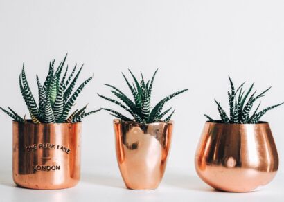 rose gold home decor