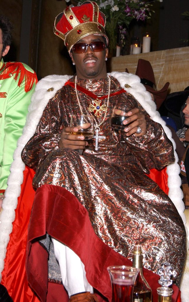 Shaun “P. Diddy” Combs as a king, 2002. 